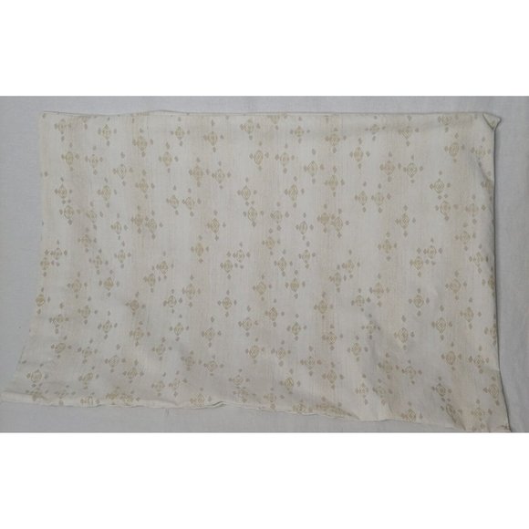 Vintage Pillowcases Pair Standard Size Tan Brown Geometric Southwest Natural EUC - Picture 6 of 6